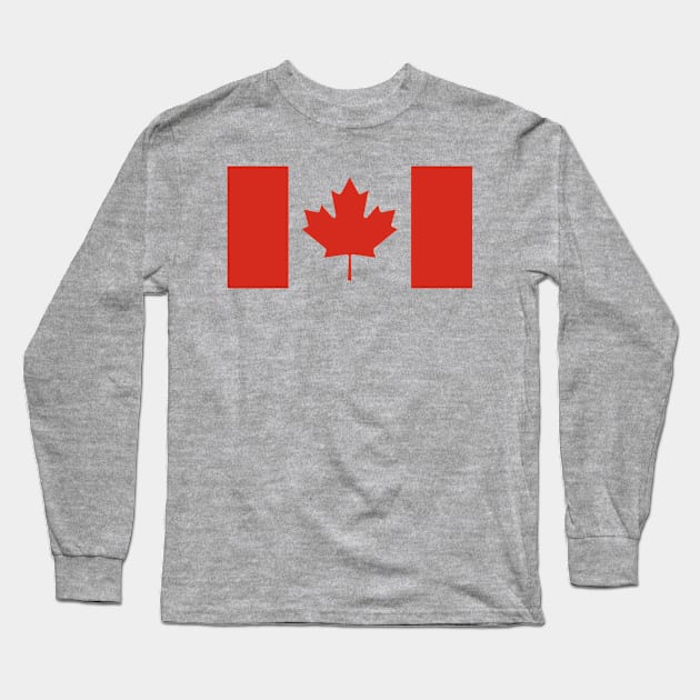 Canada Flag Long Sleeve T-Shirt by Historia